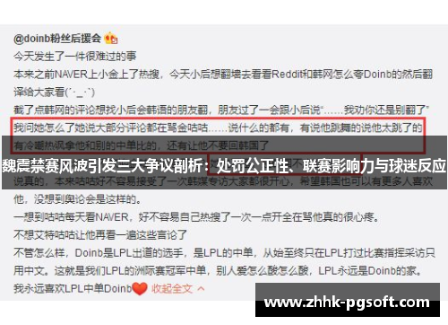 魏震禁赛风波引发三大争议剖析：处罚公正性、联赛影响力与球迷反应